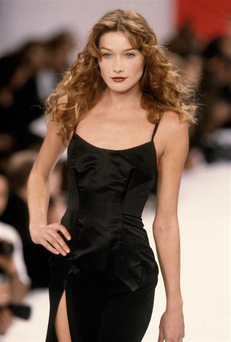 carla bruni 90s model.